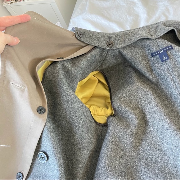 GAP NWOT 2-in-1 Classic Trench Coat - Picture 15 of 15